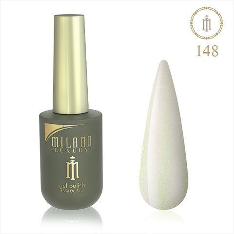 Гель-лак MILANO LUXURY 15 мл No 148 (М'ятно-кремовий) 01357/148 фото