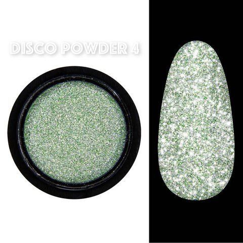 Світловідбиваюче втирання (пігмент) Designer Professional для дизайну нігтів Disco powder № 04 04400 фото