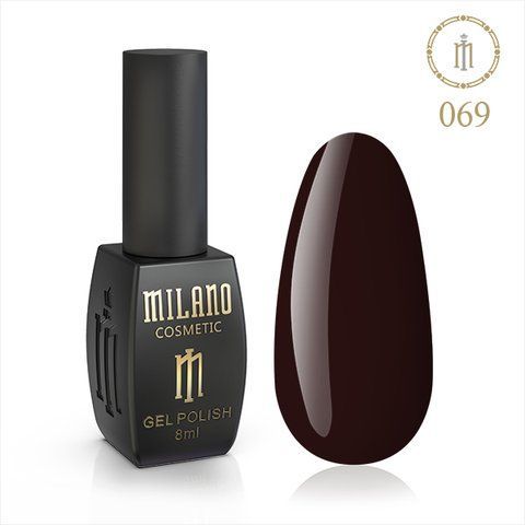 Гель Лак MILANO 8мл. No 069 (Бордова Троянда) 02972 фото