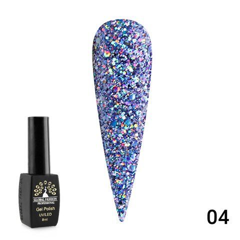 Гель лак Diamond Ball Global Fashion 8 мл. 004 Nat-0895 фото