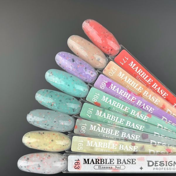 Цветная база Marble Base Designer Professional с разноцветной поталью 9 мл. №165 009912 фото
