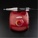 Фрезер Moox Professional X105 на 45 000 об/хв. та 65W. для манікюру та педикюру (Червоний) 007978 фото 4