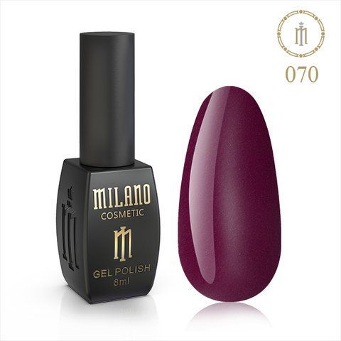 Гель Лак MILANO 8мл. No 070 (Ягідне Варення) 02973 фото