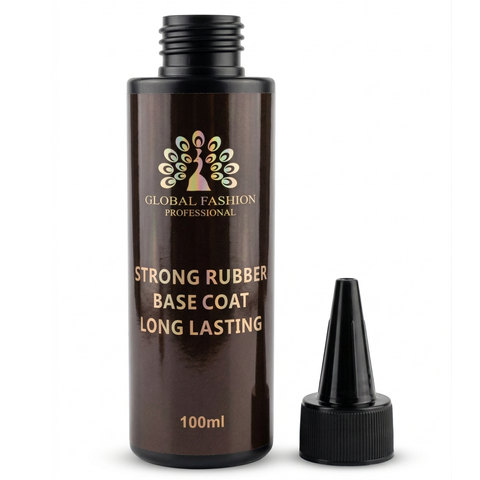 Каучукова база Global Fashion Strong Long Lasting Base Coat 100мл. 040560 фото