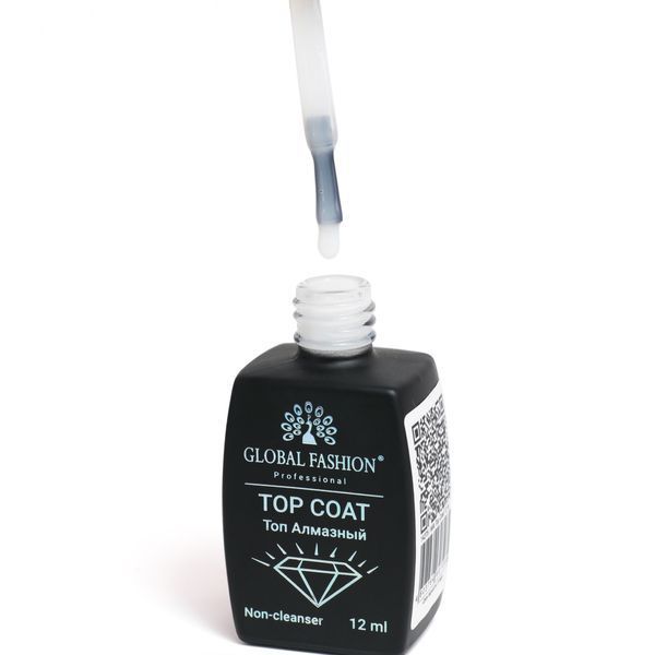 Молочний топ без липкого шару Global Fashion Milt Top Coat, 12мл. 007923 фото
