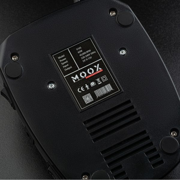 Фрезер Moox Professional X105 на 45 000 об/хв. та 65W. для манікюру та педикюру (Чорний) 007979 фото