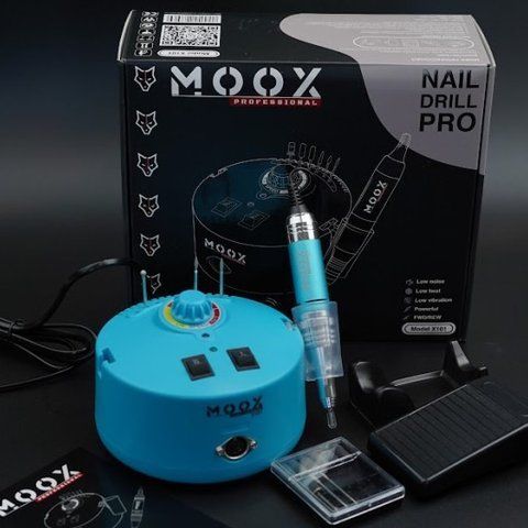 Фрезер Moox Professional X101 на 50 000 об./мин. и 70W. для маникюра и педикюра (Blue) Nat-0174 фото