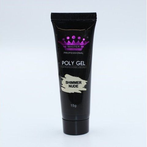 Master Professional Poly Gel Shimmer Nude 15 г 04398 фото