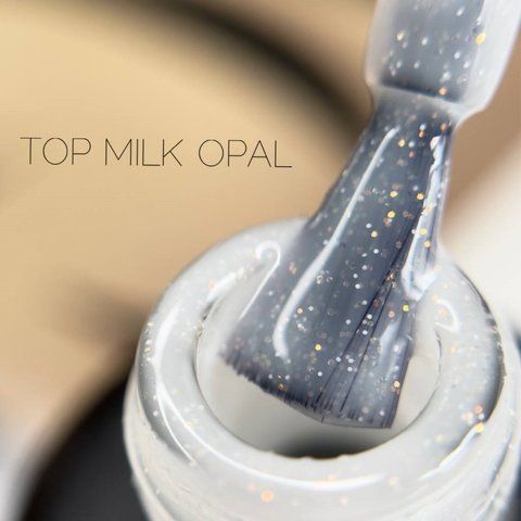 Закрепитель для гель-лака Crooz Top Milk Opal 8 мл 005479 фото