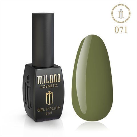 Гель Лак MILANO 8мл. No 071 (Оливка) 02974 фото