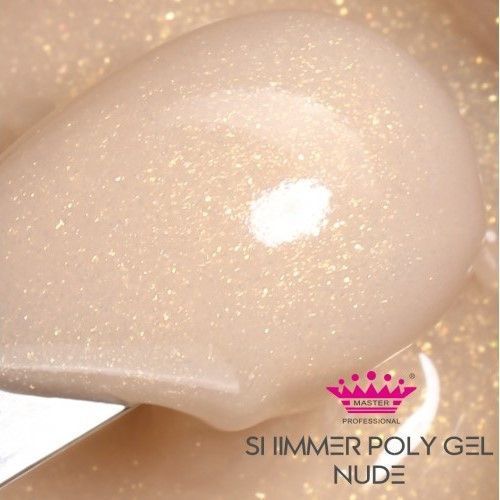 Master Professional Poly Gel Shimmer Nude 15 г 04398 фото