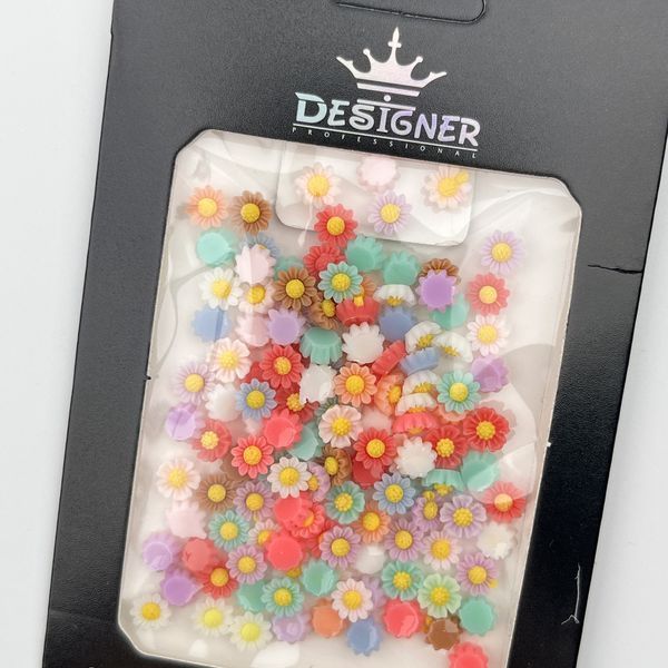 Объёмный декор Designer Professional для дизайна ногтей ромашки C10 Nat-0298 фото