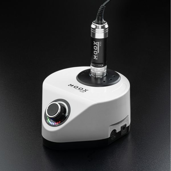 Фрезер Moox Professional X200 на 50 000 об/хв. та 70W. для манікюру та педикюру (Білий) 007980 фото