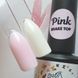Топ молочно-рожевий глянцевий NailApex без липкого шару Pink Shake 15мл 007601 фото 2