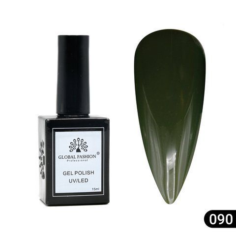 Гель-лак Global Fashion Elite Glow 15ml №090 Nat1353 фото