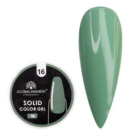 Гель-краска повышенной плотности, Solid color gel Global Fashion 5г, №16 005830 фото
