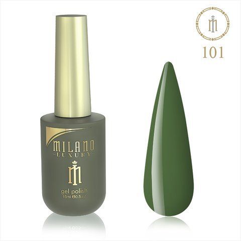 Гель-лак MILANO LUXURY 15 мл No 101 (Відтінок цукіні) 01357/101 фото