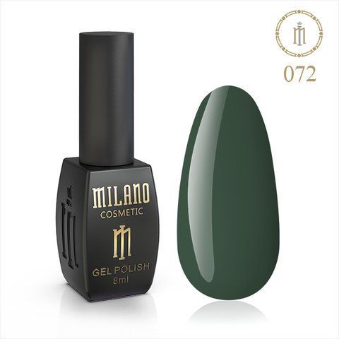 Гель Лак MILANO 8мл. No 072 (М'ятно-зелений) 02975 фото