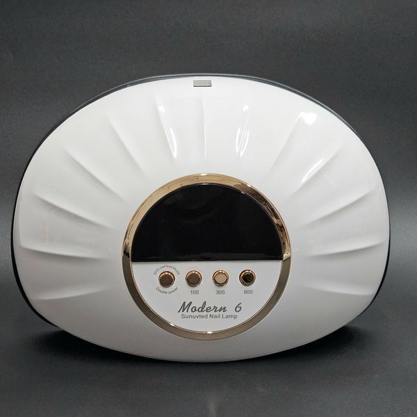 Гибридная мощная лампа на две руки SUNUVLed Nail Lamp Modern 6 на 168W Nat-0164 фото