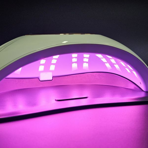 Гибридная мощная лампа на две руки SUNUVLed Nail Lamp Modern 6 на 168W Nat-0164 фото