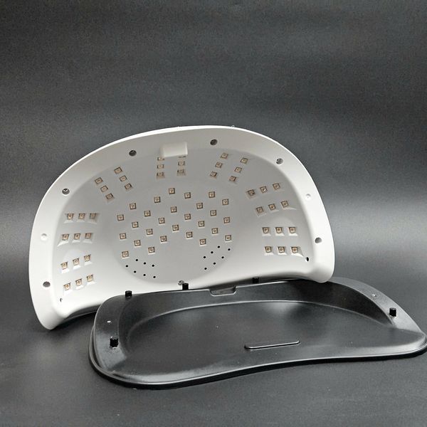 Гибридная мощная лампа на две руки SUNUVLed Nail Lamp Modern 6 на 168W Nat-0164 фото