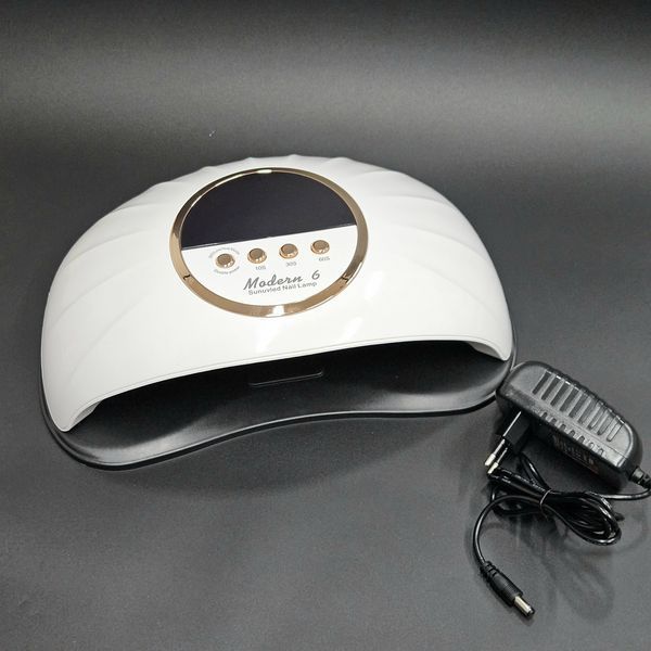 Гибридная мощная лампа на две руки SUNUVLed Nail Lamp Modern 6 на 168W Nat-0164 фото