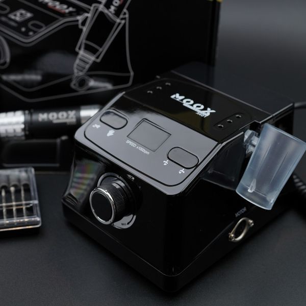 Фрезер Moox ProfessionalX401 на 50 000 об/хв. та 70W. для манікюру та педикюру (Чорний) Nat-0175 фото