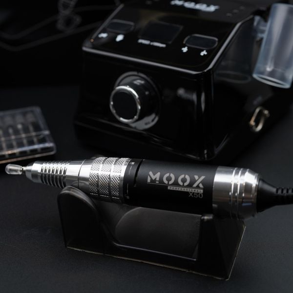 Фрезер Moox ProfessionalX401 на 50 000 об/хв. та 70W. для манікюру та педикюру (Чорний) Nat-0175 фото