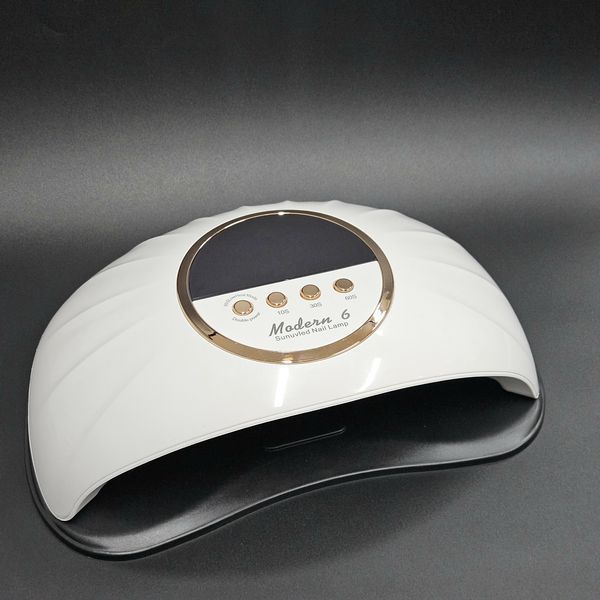 Гибридная мощная лампа на две руки SUNUVLed Nail Lamp Modern 6 на 168W Nat-0164 фото