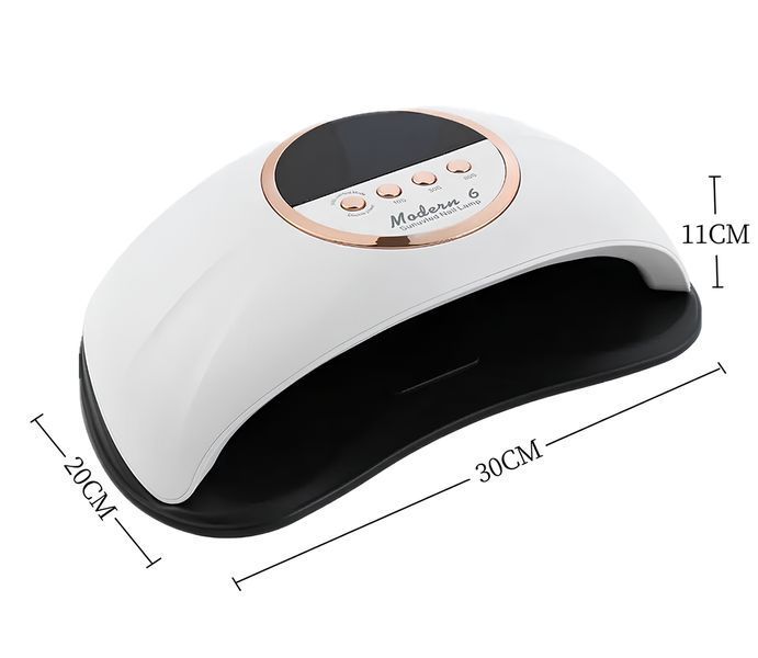 Гибридная мощная лампа на две руки SUNUVLed Nail Lamp Modern 6 на 168W Nat-0164 фото