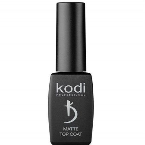 Матовое верхнее покрытие топ/финиш для гель-лака Matte Top Coat 'Glitter', 8 мл 007397 фото