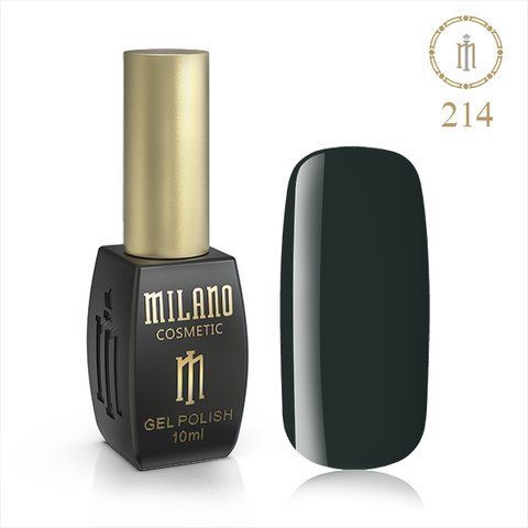 Гель-лак MILANO 10 мл No 214 (Темно-Ірисовий) 00986/214 фото