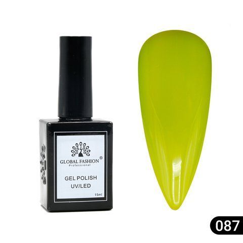 Гель-лак Global Fashion Elite Glow 15ml №087 Nat1350 фото