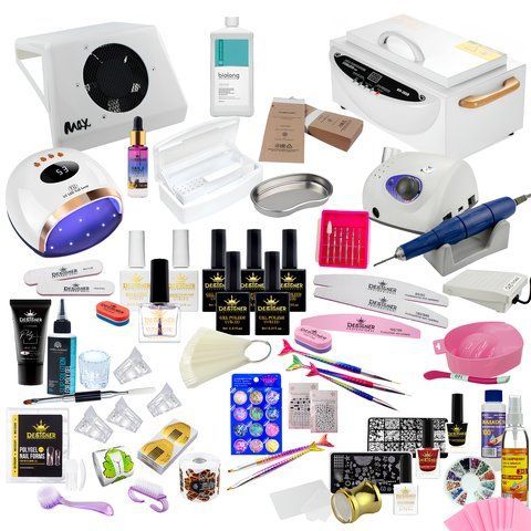 Маникюрный набор Best Set от Designer Professional с лампой-фрезером-вытяжкой и стерилизатором 04551 фото