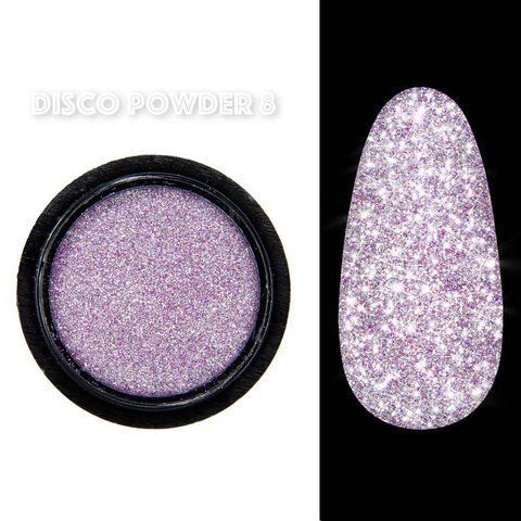 Світловідбиваюче втирання (пігмент) Designer Professional для дизайну нігтів Disco powder № 08 04151 фото