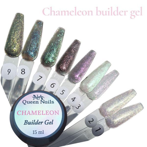 Гель для наращивания Queen Nails Chameleon Builder Gel 15мл. №16 Nat-0650 фото