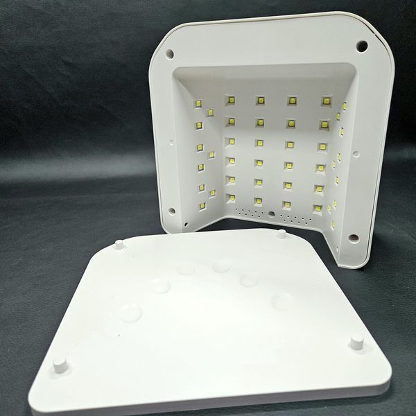 LED+UV Лампа для манікюру акумуляторна SUN M&J 02 на 248 Вт. Колір білий 003919 фото