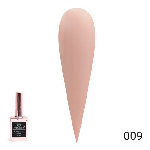 Гель для нарощування та зміцнення нігтів Global Fashion HARD 15ml No 09 02453 фото