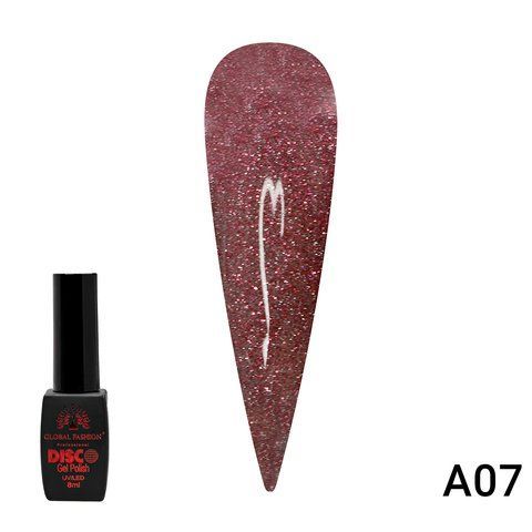 Гель-лак Disco Gel Polish, Global Fashion, Светоотражающий, 8 мл № А07 004083 фото