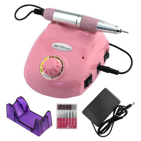 Фрезер для манікюру Nail Drill Pro ZS-603 65Вт. 45000об./хв. Рожевий 04500 фото