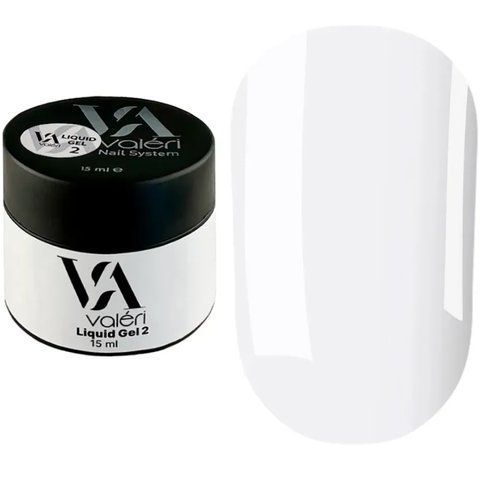 Гель для нарощування 15 мл Liquid Gel Valeri № 2 Nat-0801 фото
