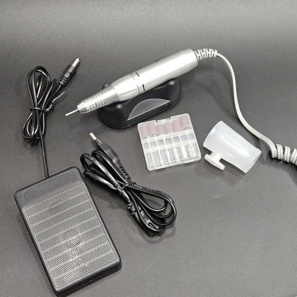 Аппарат для маникюра и педикюра с дисплеем Nail Drill DM-202 на 65Вт. 45000об/мин. Розовый Nat-0167 фото