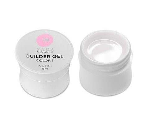 Гель для наращивания Saga Builder Gel Color 15 мл №01 003473 фото