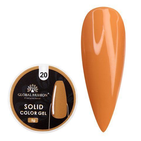 Гель-краска повышенной плотности, Solid color gel Global Fashion 5г, №20 005834 фото