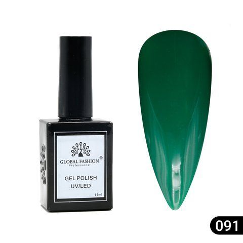 Гель-лак Global Fashion Elite Glow 15ml №091 Nat1354 фото