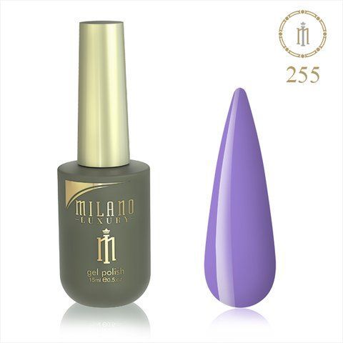 Гель-лак MILANO LUXURY 15 мл No 255 (Фіолетовий Крайола) 01357/255 фото