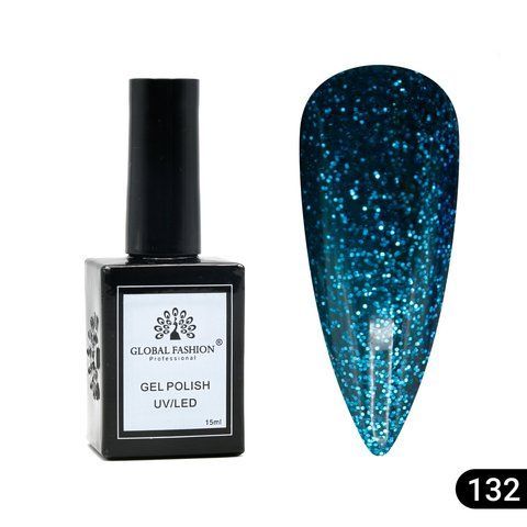 Гель-лак Global Fashion Elite Glow 15ml №132 Nat1389 фото