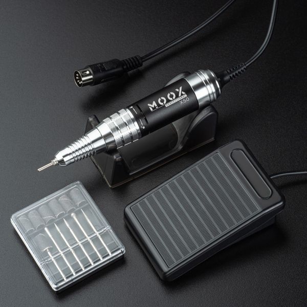 Фрезер Moox Professional X300 на 50 000 об/хв. та 70W. для манікюру та педикюру (Рожевий) 007985 фото