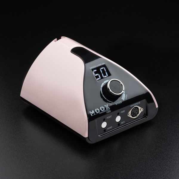 Фрезер Moox Professional X300 на 50 000 об/хв. та 70W. для манікюру та педикюру (Рожевий) 007985 фото