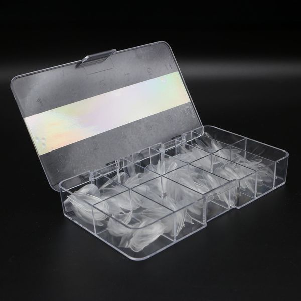 Гелеві типси Global Fashion з грануванням Misscheering 3D Diamond #05 (Oval)​​​​​​​ - 120шт. (12 розмірів) Mary256 фото